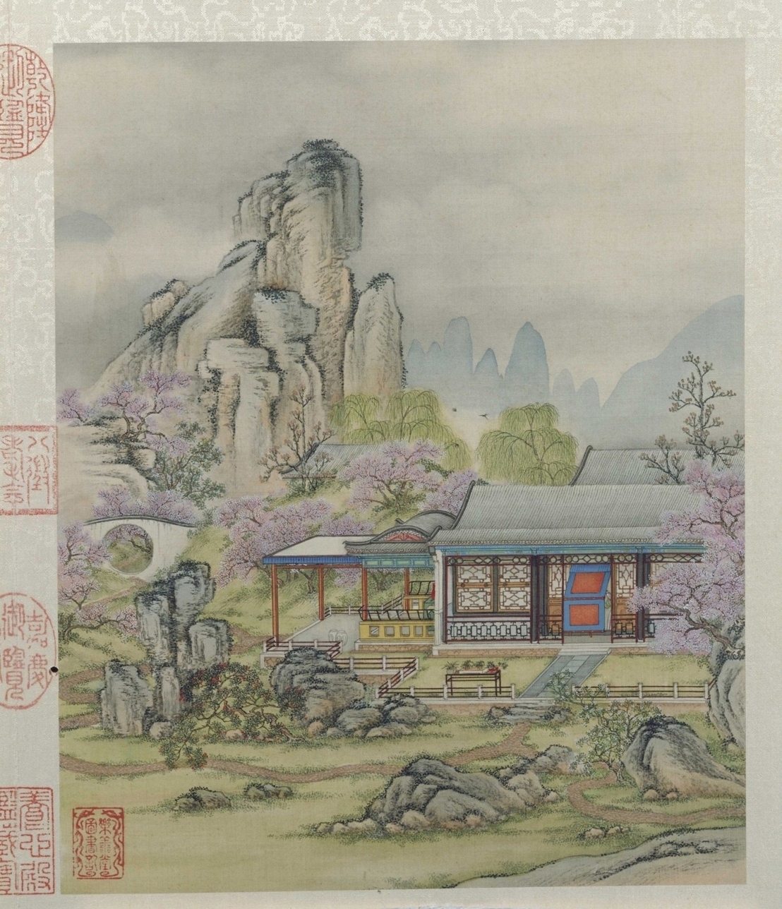 清·陈枚山水楼阁图册十二开故宫博物院高清中国古画下载