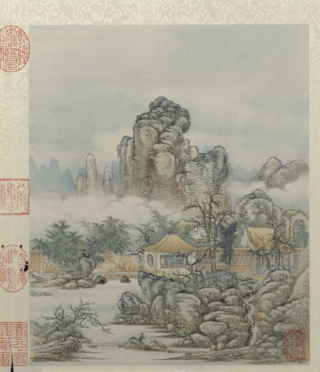 清·陈枚山水楼阁图册十二开故宫博物院高清中国古画下载