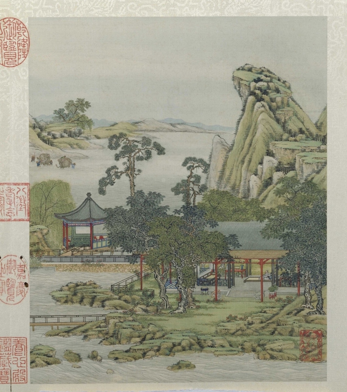 清·陈枚山水楼阁图册十二开故宫博物院高清中国古画下载