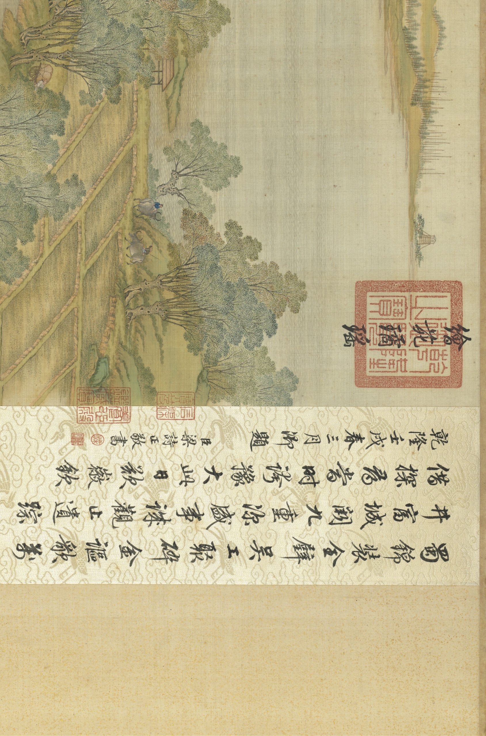 清·陈枚清院本清明上河图卷台北故宫博物院高清中国古画下载