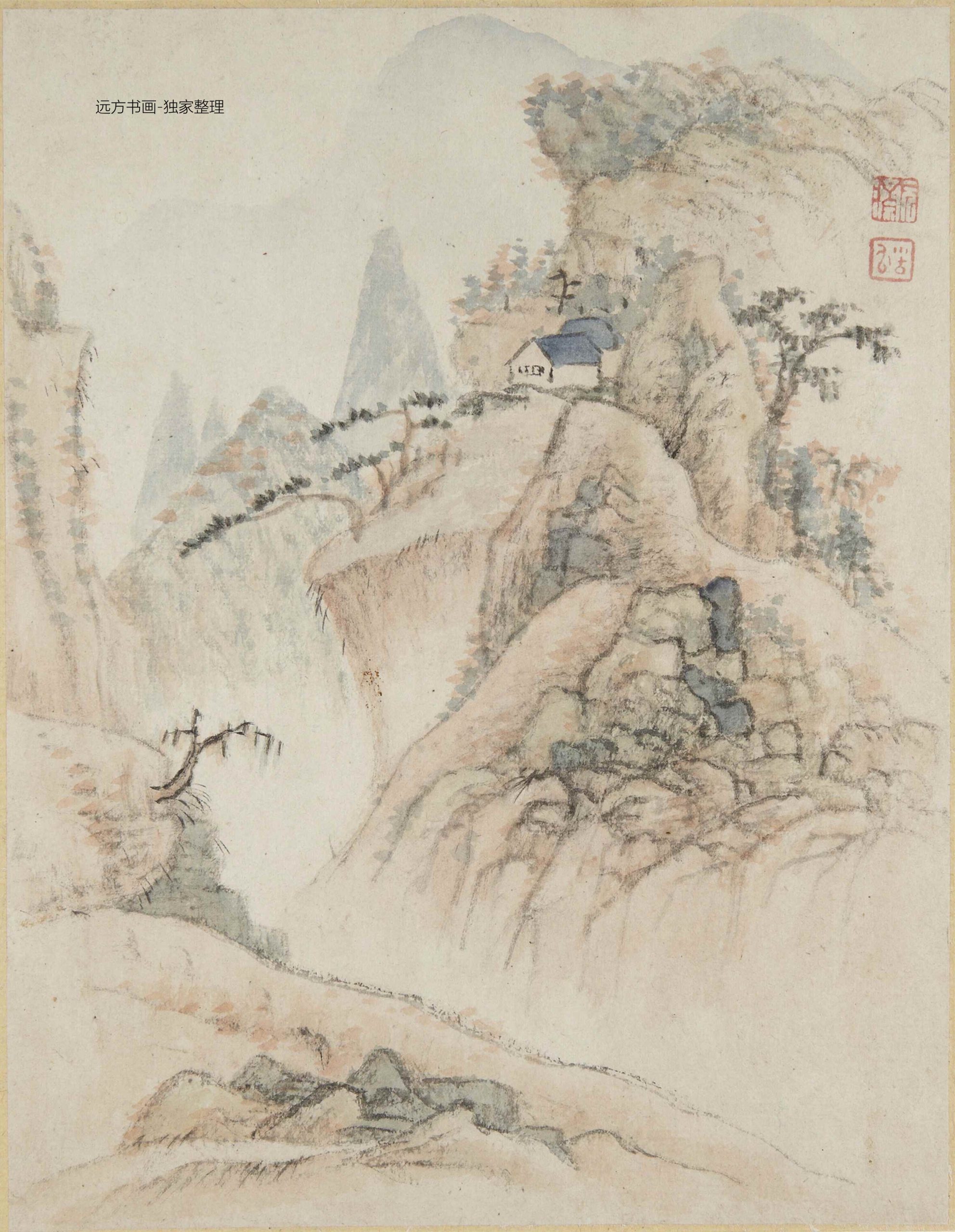 清 石涛 山水清雅图册 3