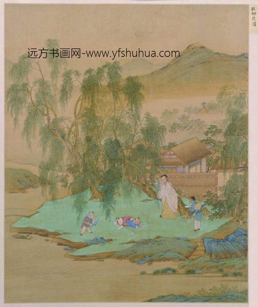 人物故事图-捉柳花图 拷贝 人物故事图-捉柳花图 拷贝