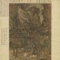 元朝代【王蒙】《溪山高逸图》台北故宫博物院TIF高清大图中国画古画素材