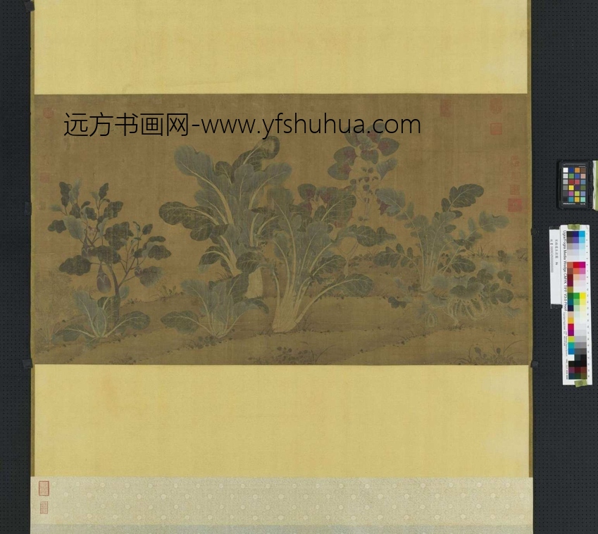 元_钱选_五蔬图