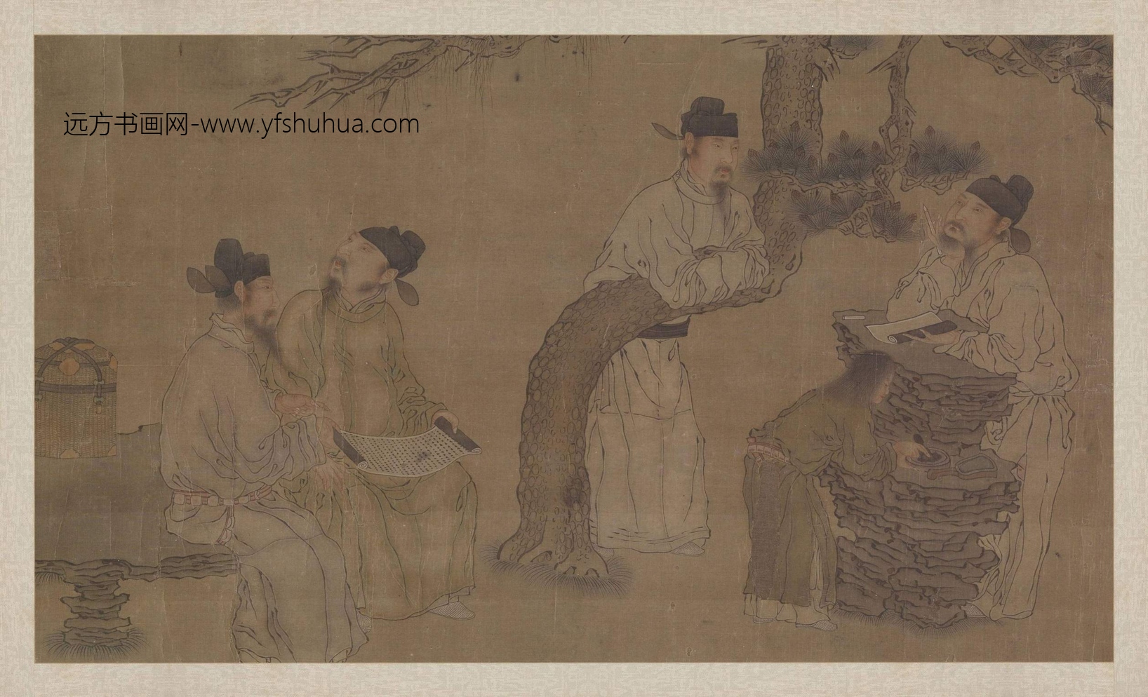 北宋 李公麟 四学士图(传)