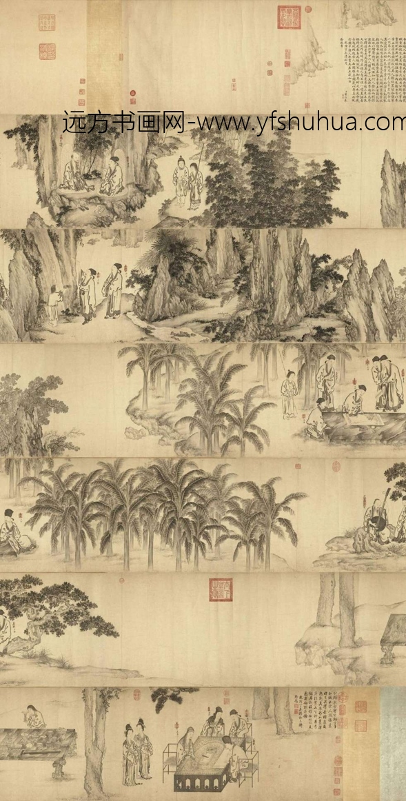 北宋 李公麟 西园雅集图(传) 台北故宫博物院