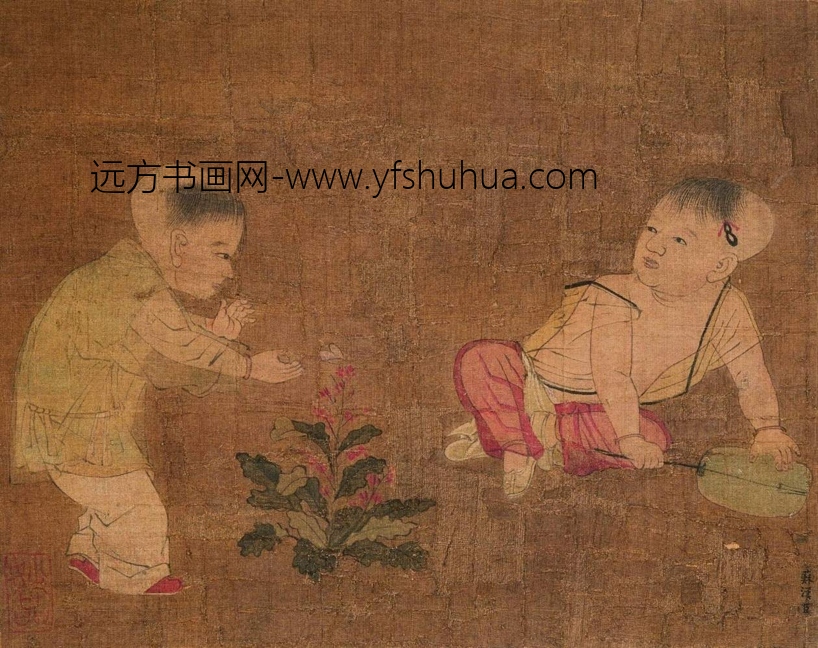 北宋 苏汉臣 婴戏图页（天津博物馆）