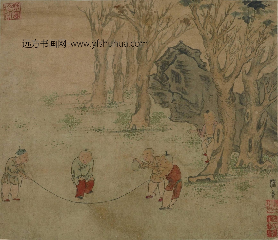 北宋 苏汉臣 童戏图页