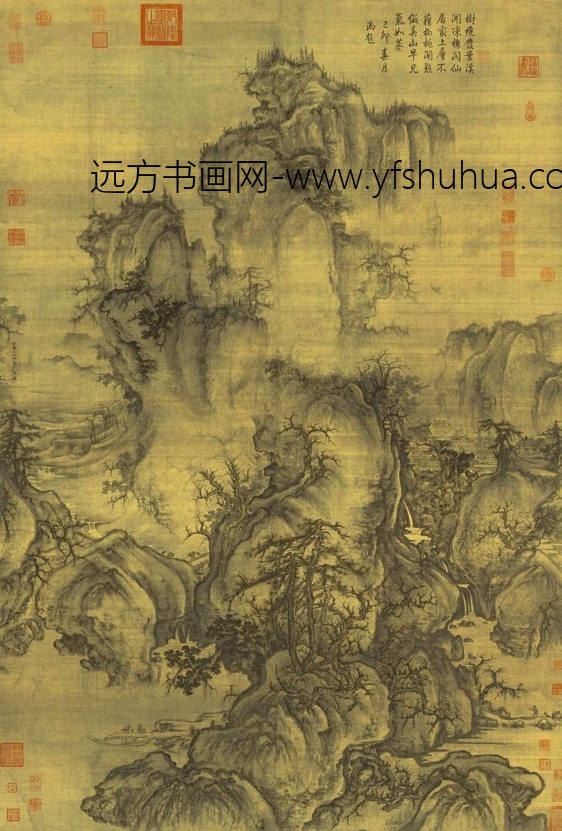 北宋 郭熙 早春图 绢本（原）158.3X108.1