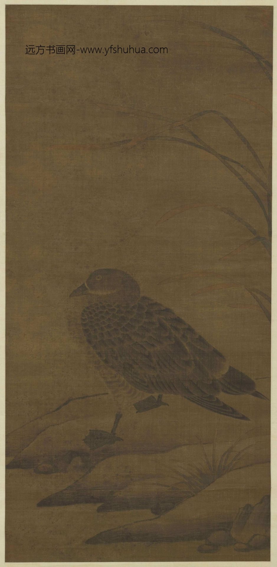 北宋_崔白_芦汀宿雁图