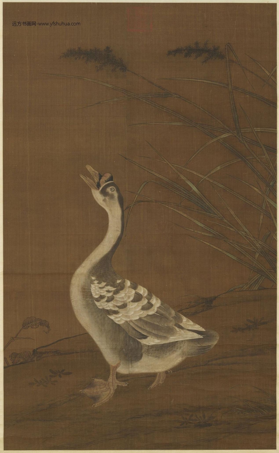 北宋_崔白_芦花羲爱图