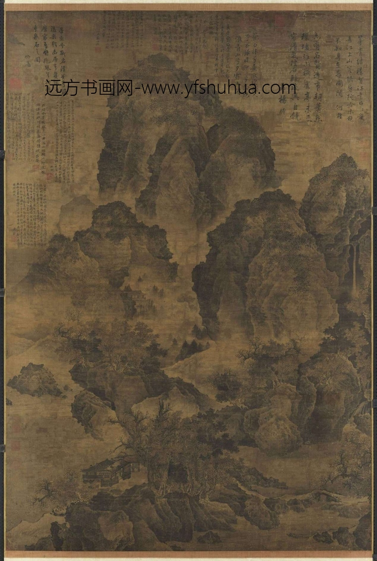 北宋_范宽_临流独坐图