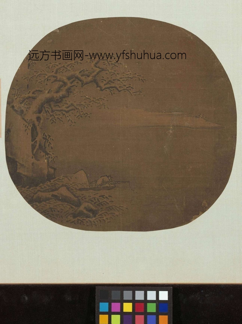 北宋_范宽_寒江钓雪图