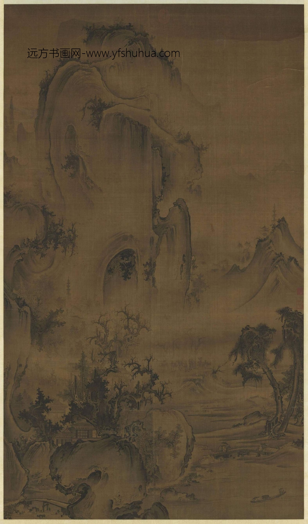 北宋_郭熙_云烟揽胜图