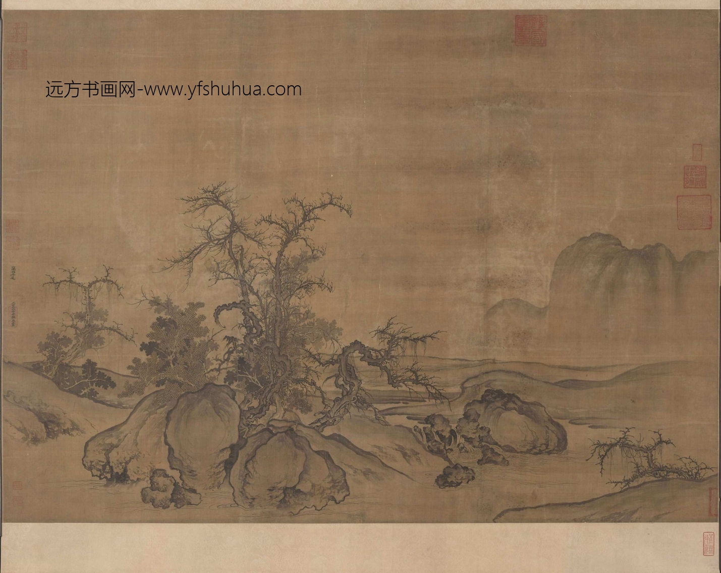 北宋_郭熙_窠石平远图 北宋_郭熙_窠石平远图