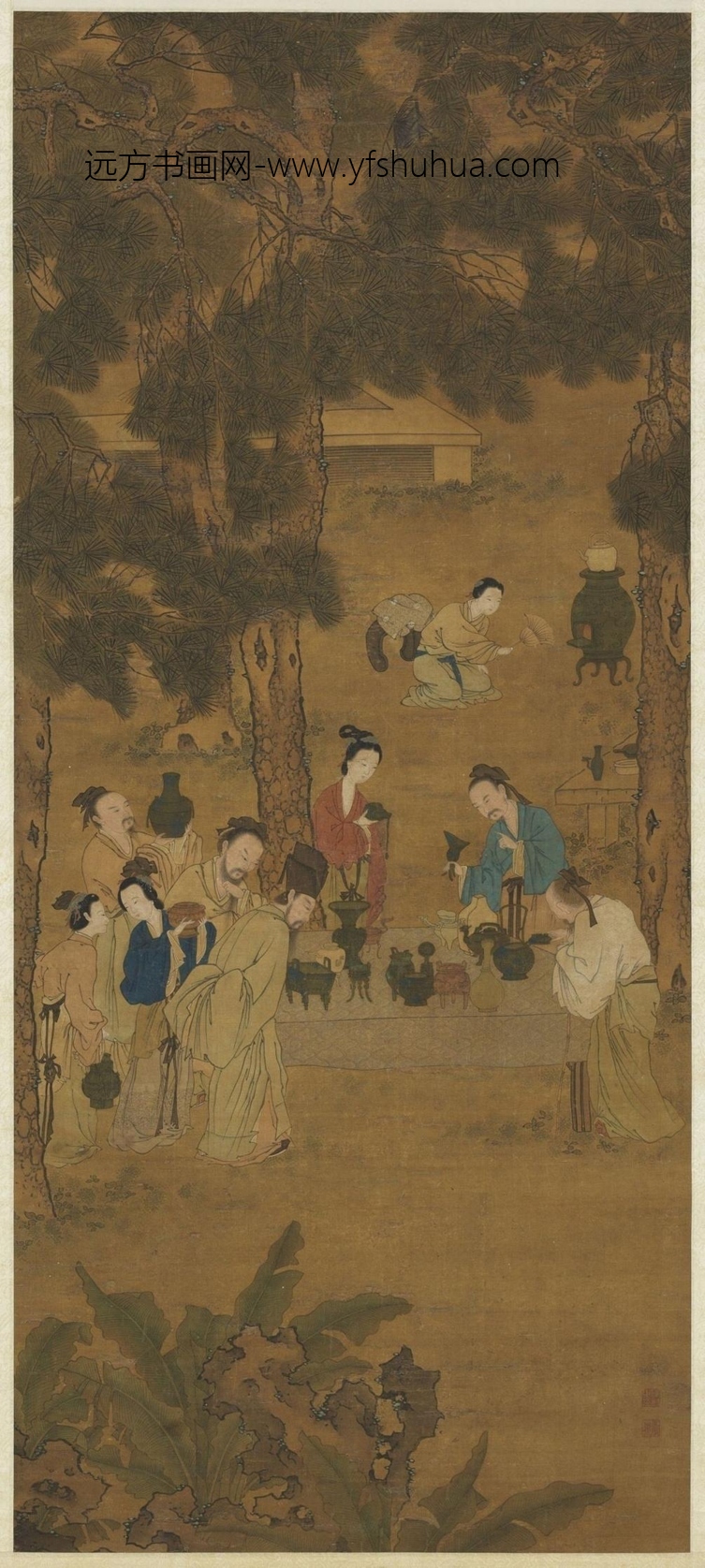 南宋_刘松年_博古图
