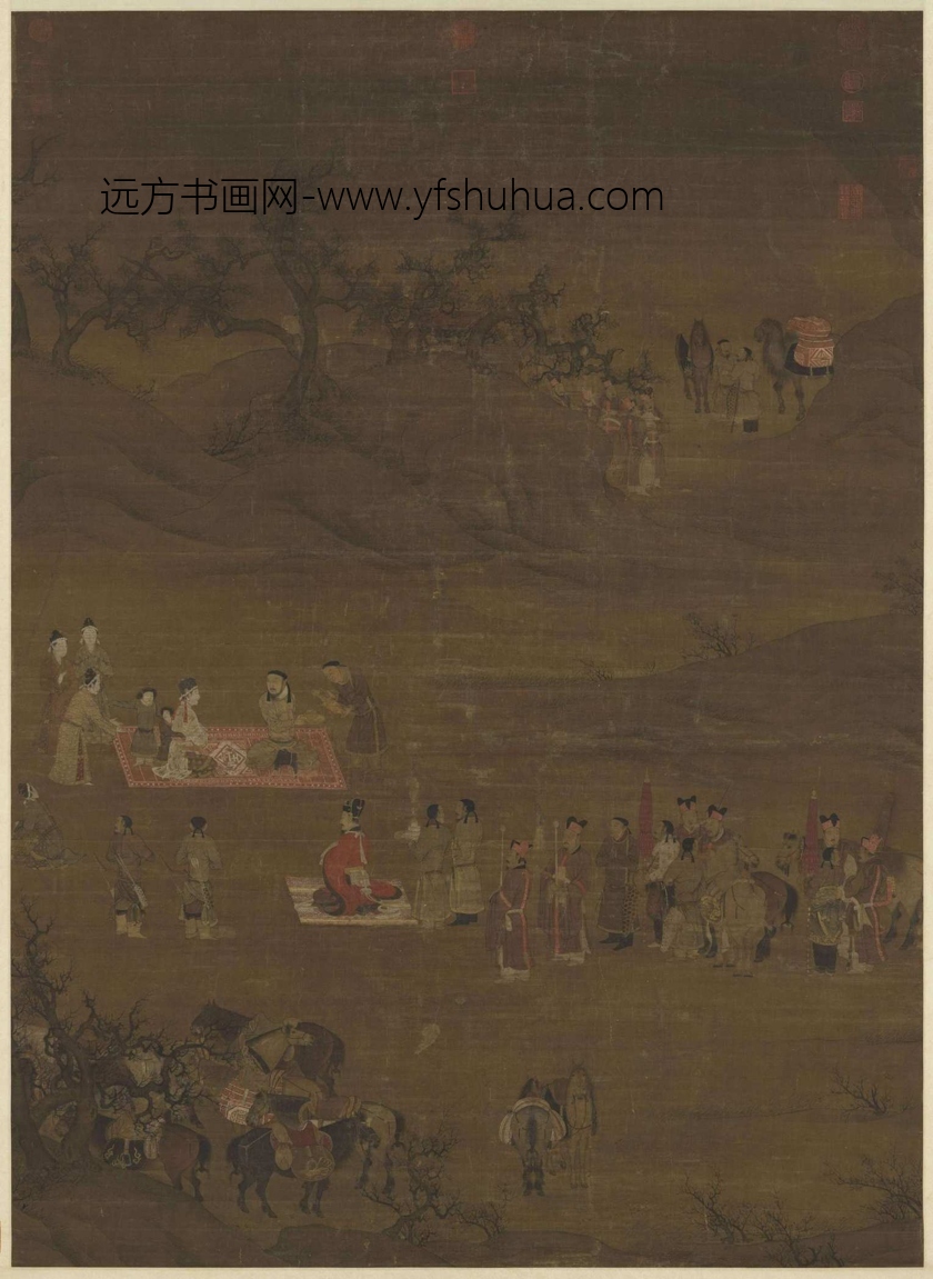 南宋_陈居中_文姬归汉图 (1)