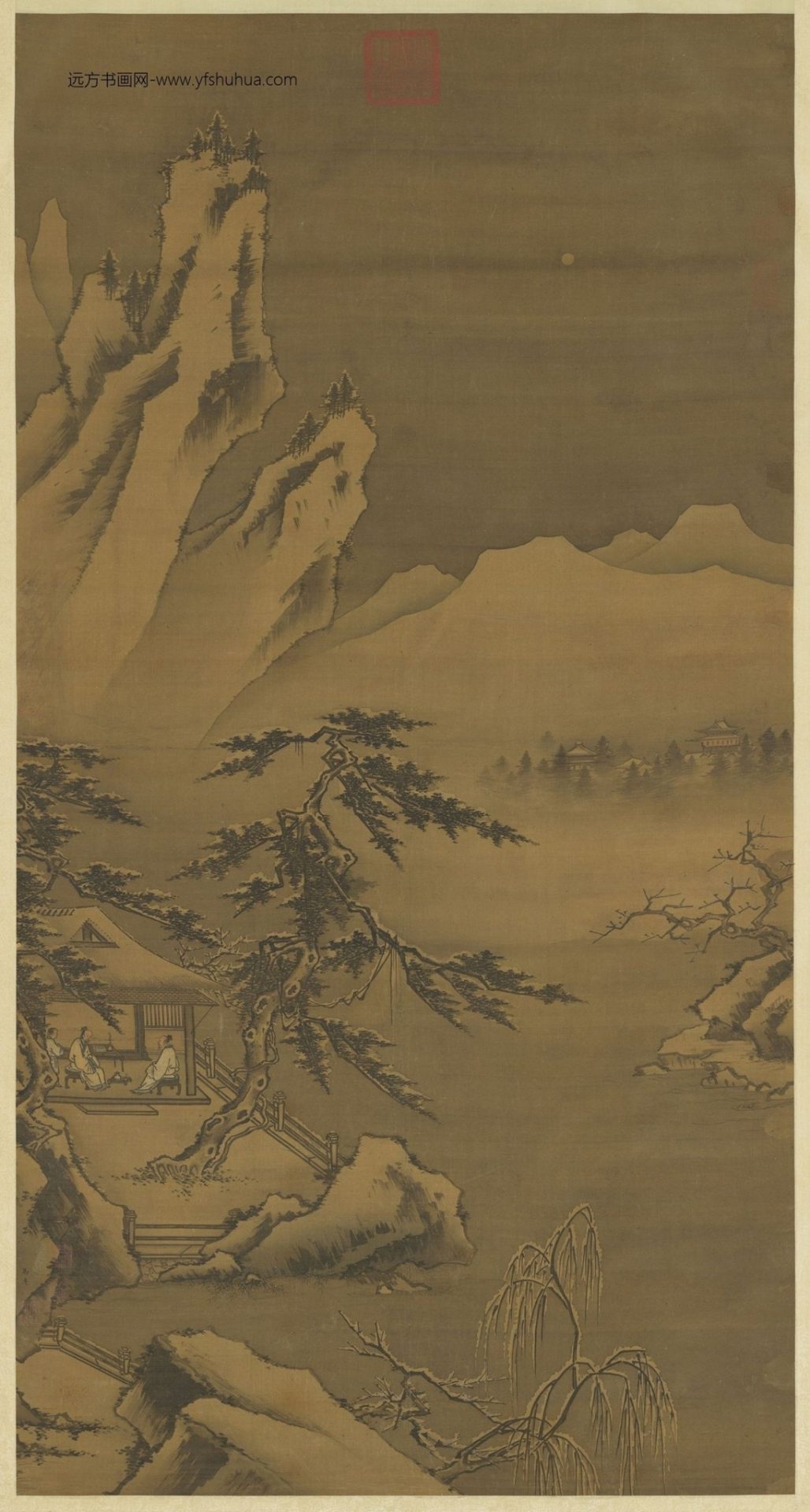 南宋_马远_宋寒岩积雪图