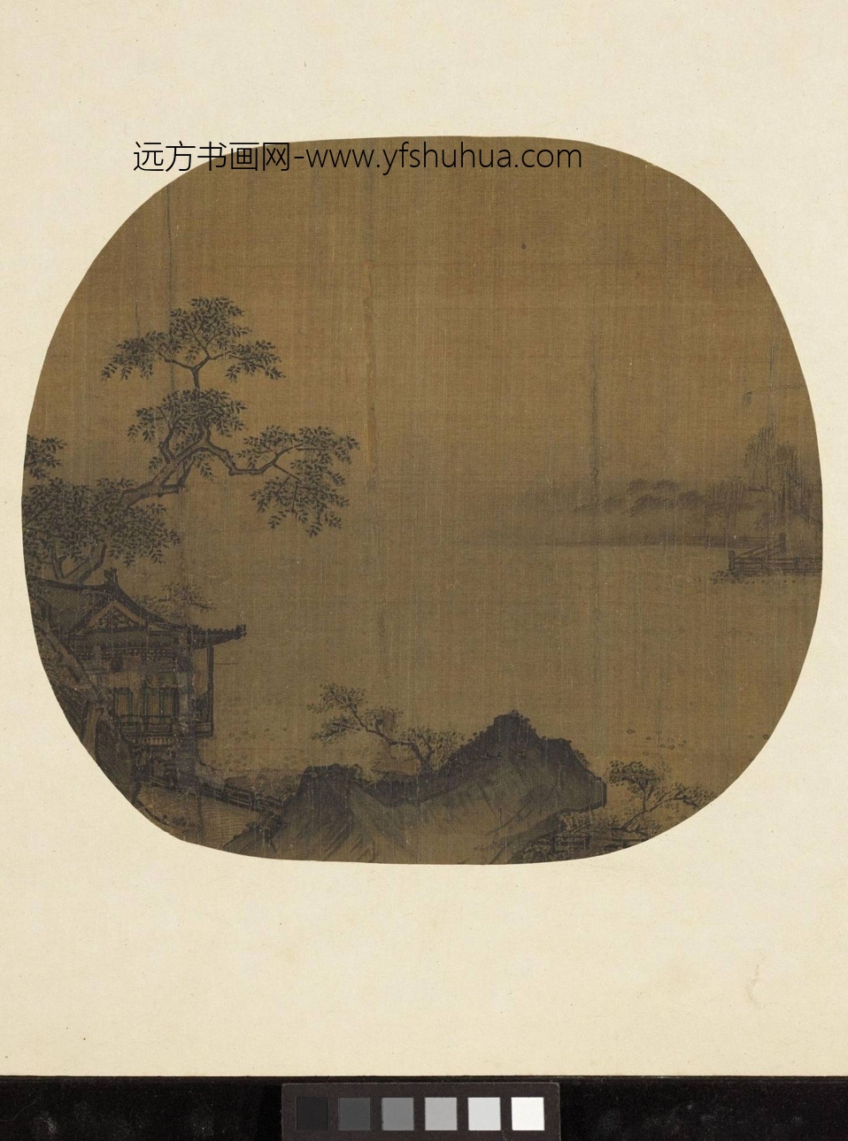 南宋_马远_河干虚阁图