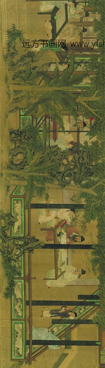 宋 佚名 十八学士图（全卷）绢本28x437.03_5