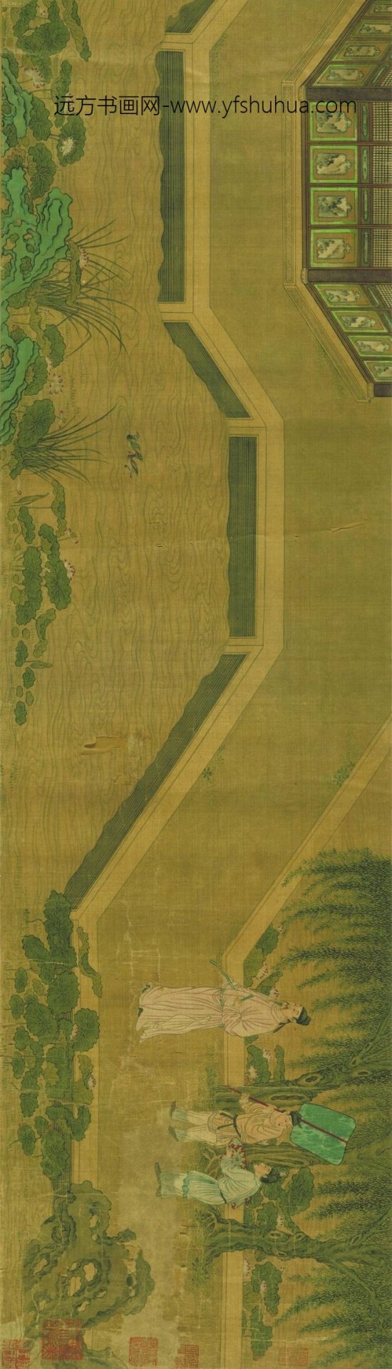宋 佚名 十八学士图（全卷）绢本28x437.03_6