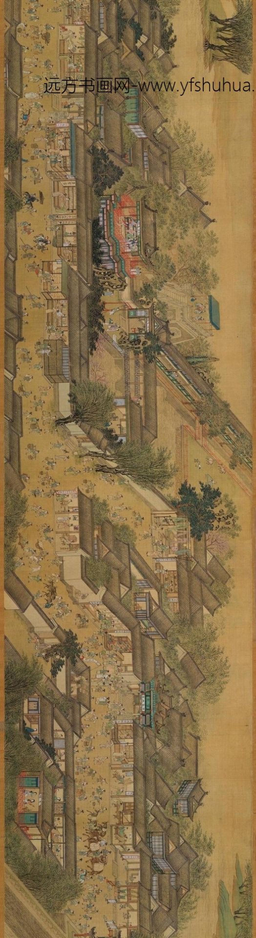 明 仇英 清明上河图（全卷）绢本31.3cm x 1045cm_3