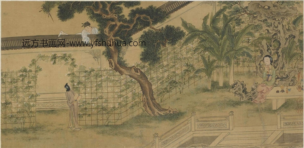 明 仇英（款）西厢记图页 (1) 拷贝