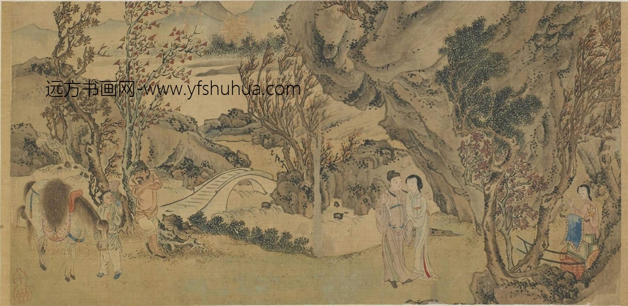 明 仇英（款）西厢记图页 (2) 拷贝