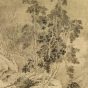 明朝代【文徵明】《山水立轴》纳尔逊TIF高清大图中国画古画素材
