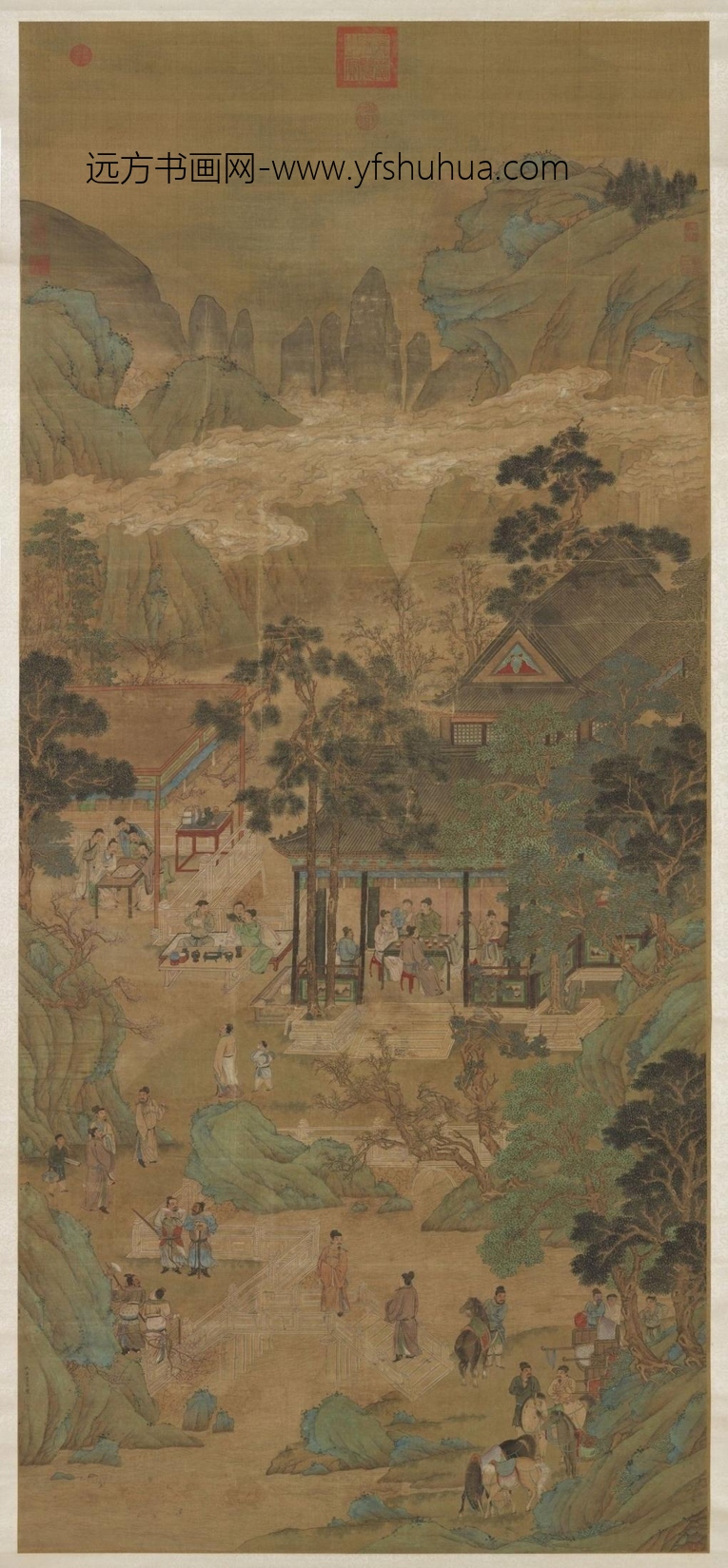明_仇英_十八学士登瀛洲图