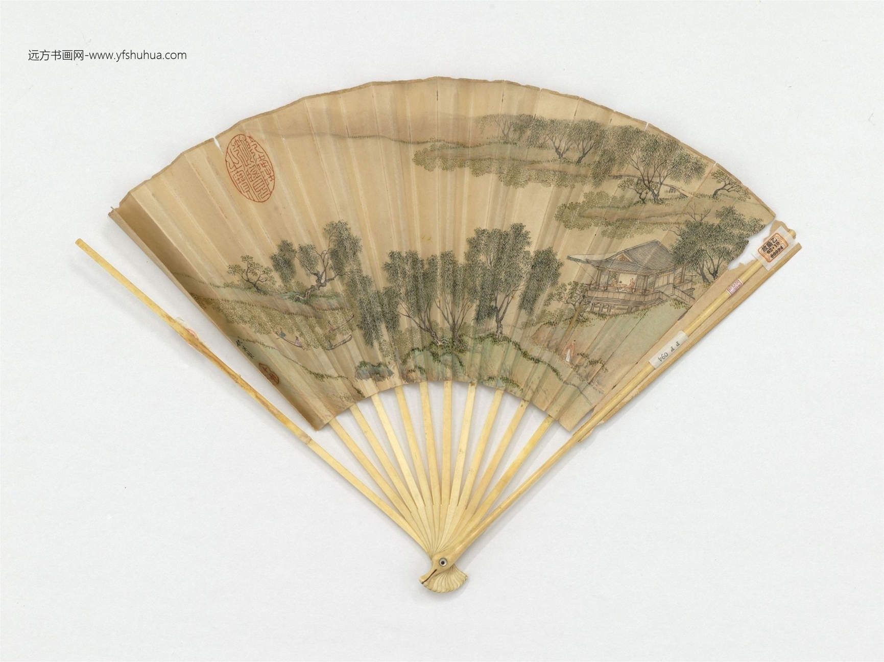 明_仇英_采莲图_0