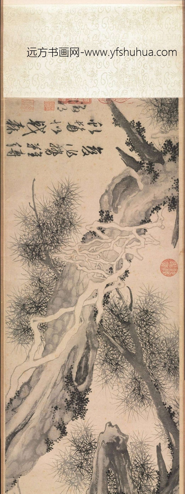 明_文徵明_古松图_0 明_文徵明_古松图_0