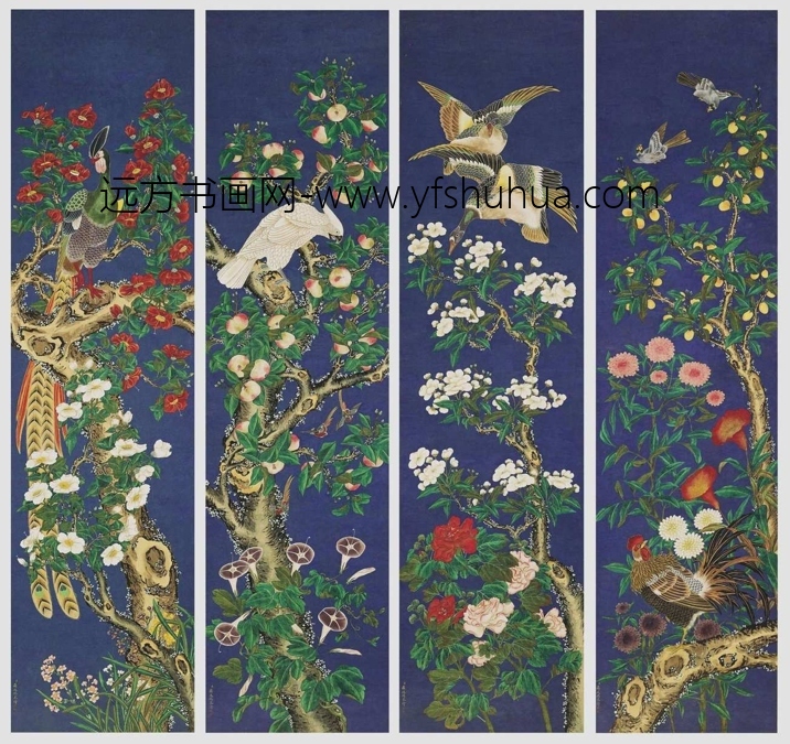 清 蒋廷锡(传）花鸟画