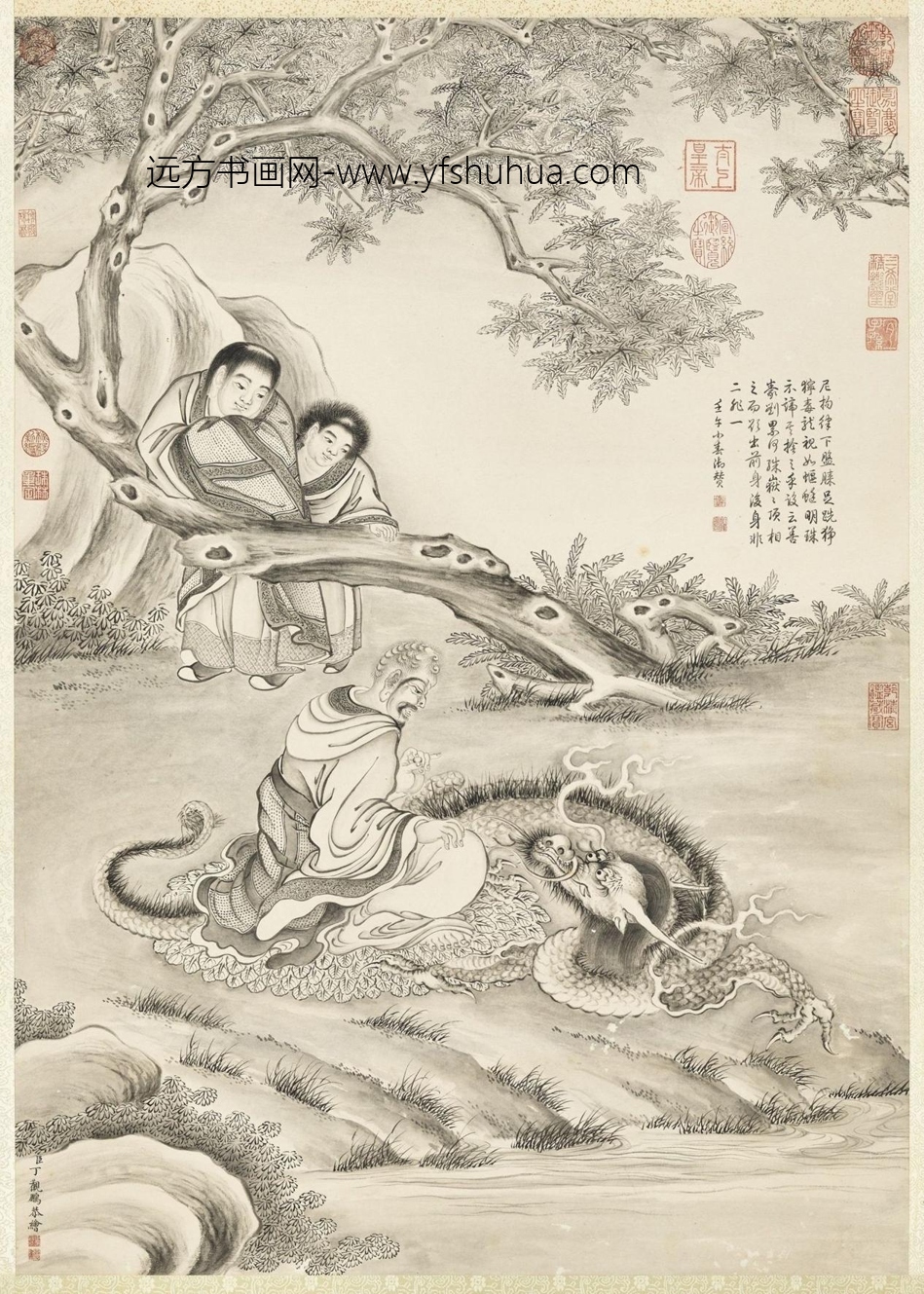 清_丁观鹏_应真像