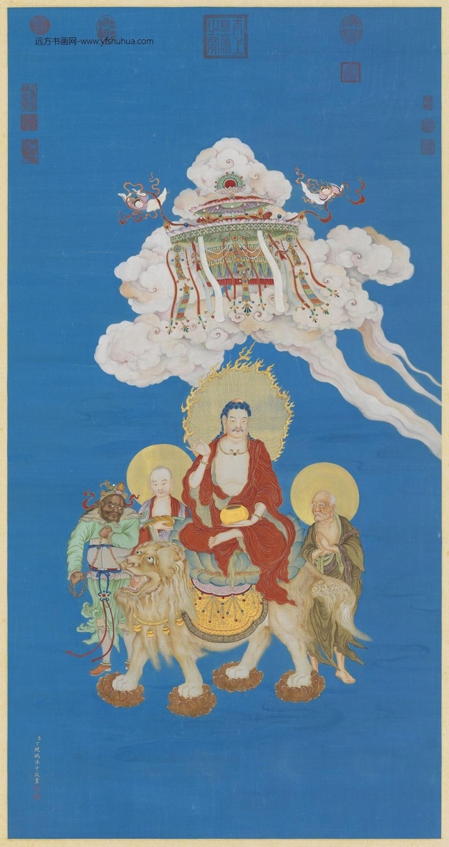 清_丁观鹏_无量寿佛轴