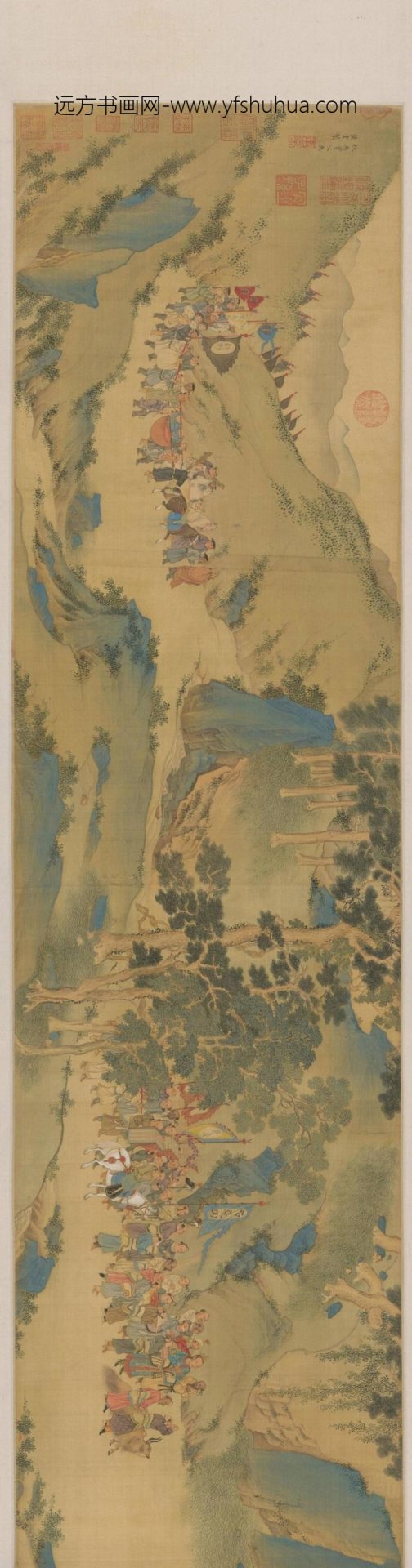 职贡图卷.明代.仇英作.绢本设色.北京故宫博物院藏_2 职贡图卷.明代.仇英作.绢本设色.北京故宫博物院藏_2