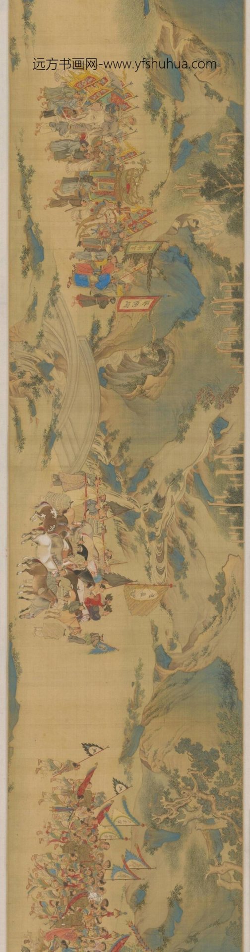 职贡图卷.明代.仇英作.绢本设色.北京故宫博物院藏_3 职贡图卷.明代.仇英作.绢本设色.北京故宫博物院藏_3