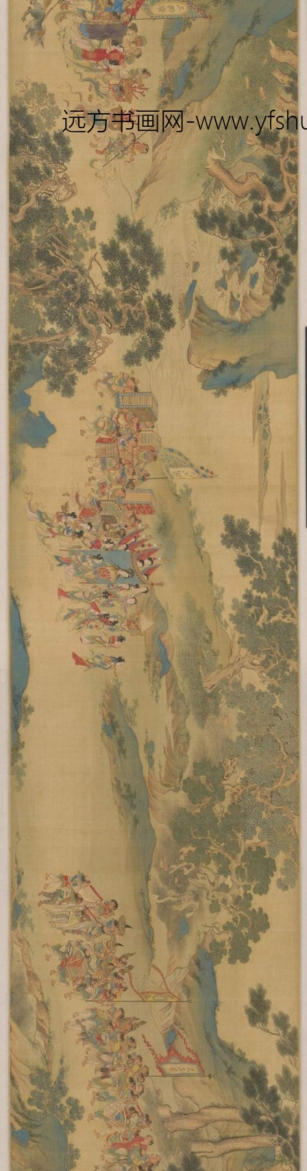 职贡图卷.明代.仇英作.绢本设色.北京故宫博物院藏_4 职贡图卷.明代.仇英作.绢本设色.北京故宫博物院藏_4