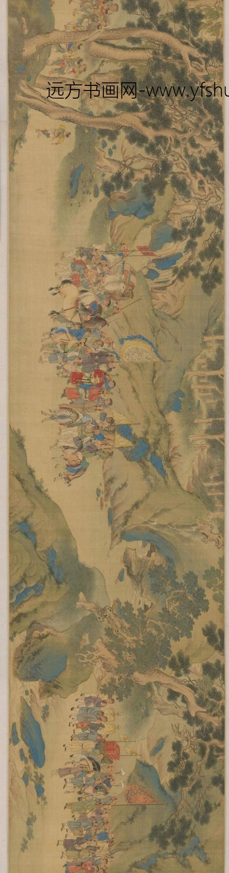 职贡图卷.明代.仇英作.绢本设色.北京故宫博物院藏_5 职贡图卷.明代.仇英作.绢本设色.北京故宫博物院藏_5