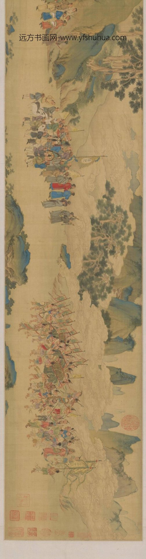 职贡图卷.明代.仇英作.绢本设色.北京故宫博物院藏_6 职贡图卷.明代.仇英作.绢本设色.北京故宫博物院藏_6