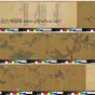 元朝代【王渊】《海棠山鸟图卷》台北故宫博物院TIF高清大图中国画古画素材