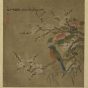 元朝代【王渊】《花鸟图页》不详TIF高清大图中国画古画素材