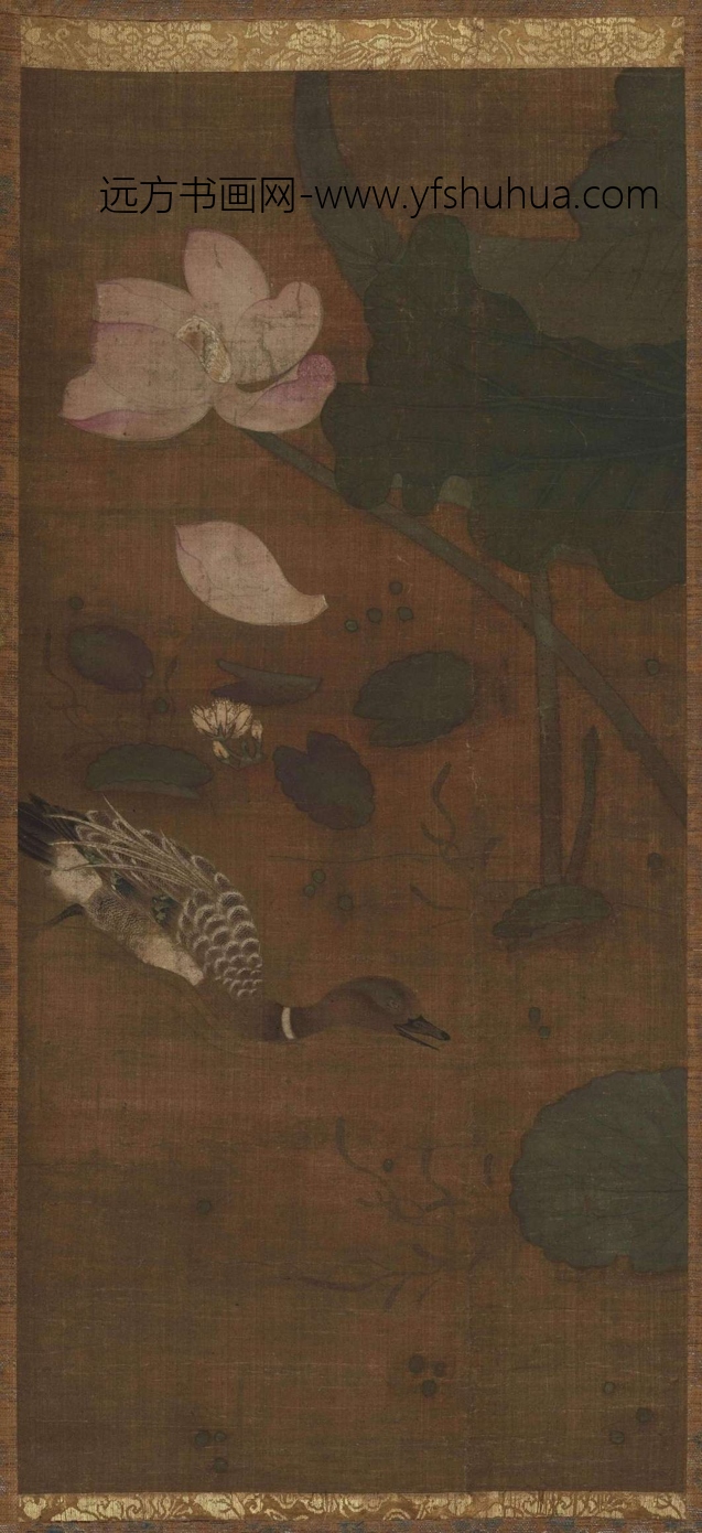 元_王渊_莲池水禽图_1 元_王渊_莲池水禽图_1