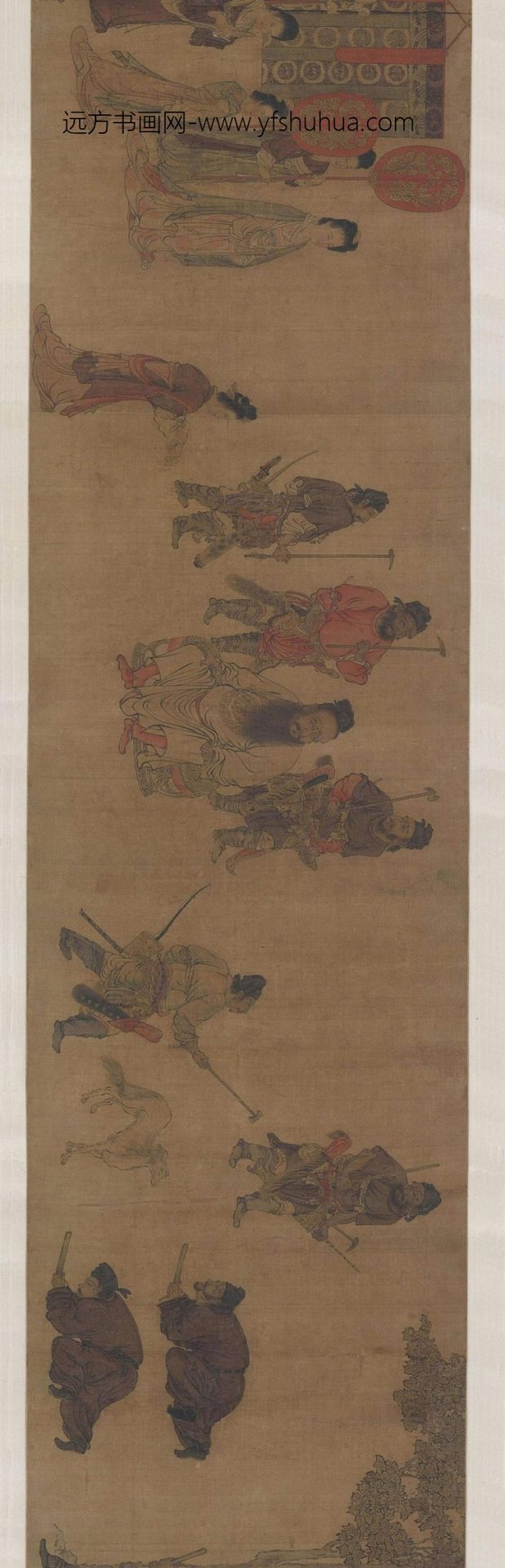 唐_阎立本_锁谏图_2 唐_阎立本_锁谏图_2