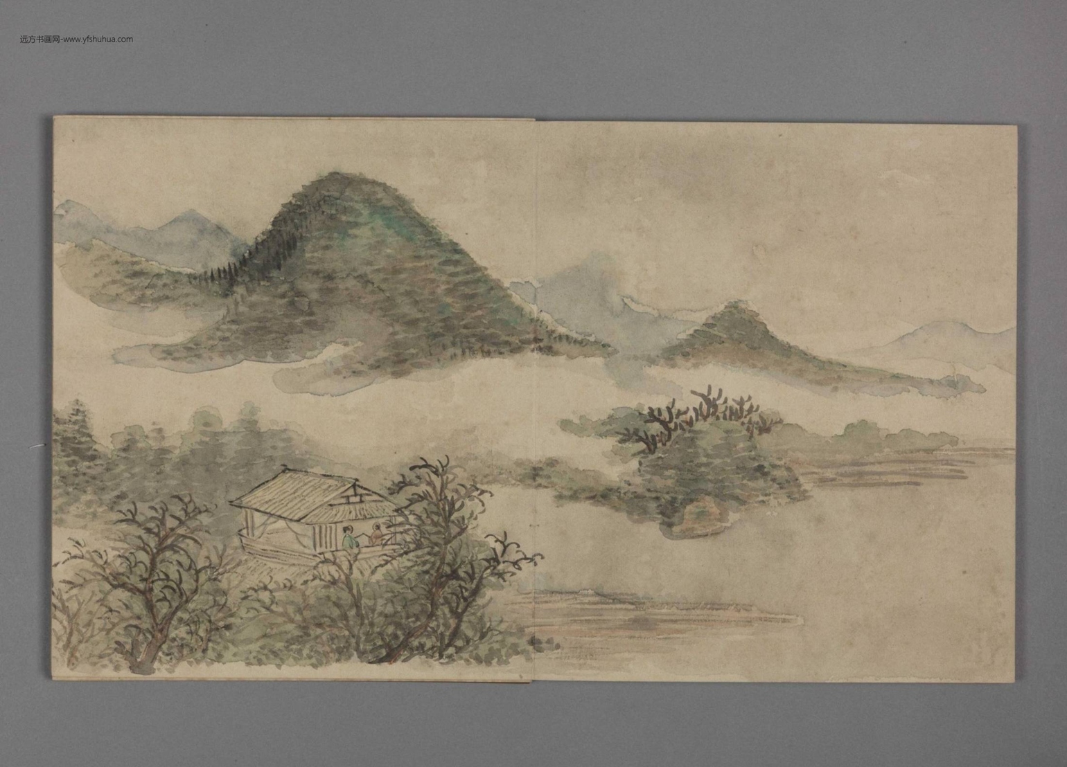 四景山水图册（4开）-2