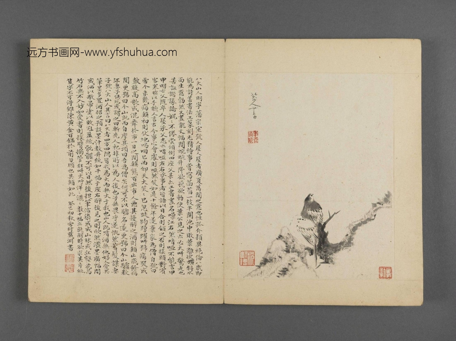 清-朱耷-杂画册-1（8开）-1