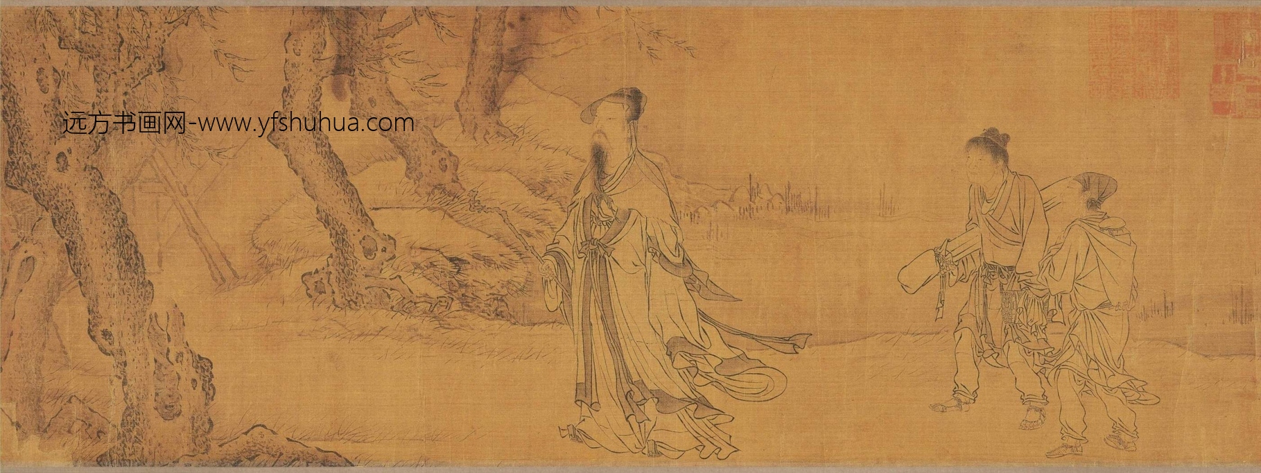 元_赵孟頫_画渊明归去来辞图