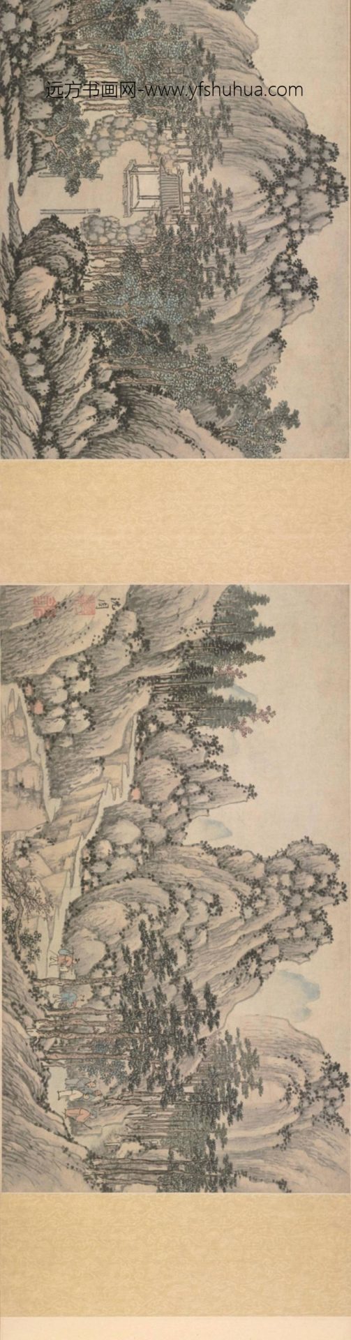 明-沈周庐墓图四段卷-新00138454_2 明-沈周庐墓图四段卷-新00138454_2