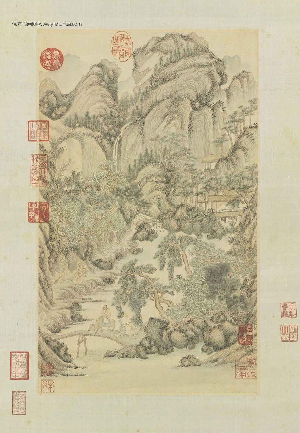 明_丁云鹏_葛洪移居图