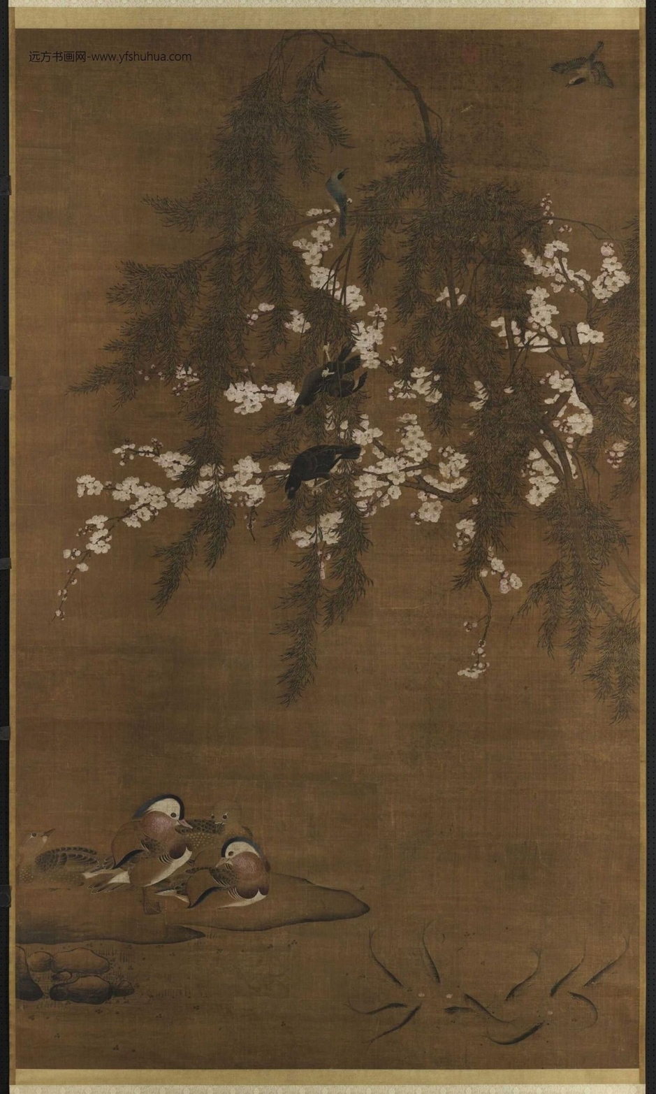 明_吕纪_花卉翎毛图